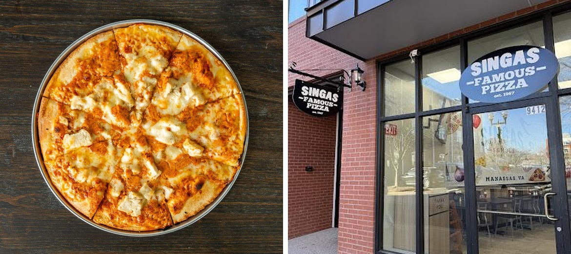 Singas Famous Pizza Menu