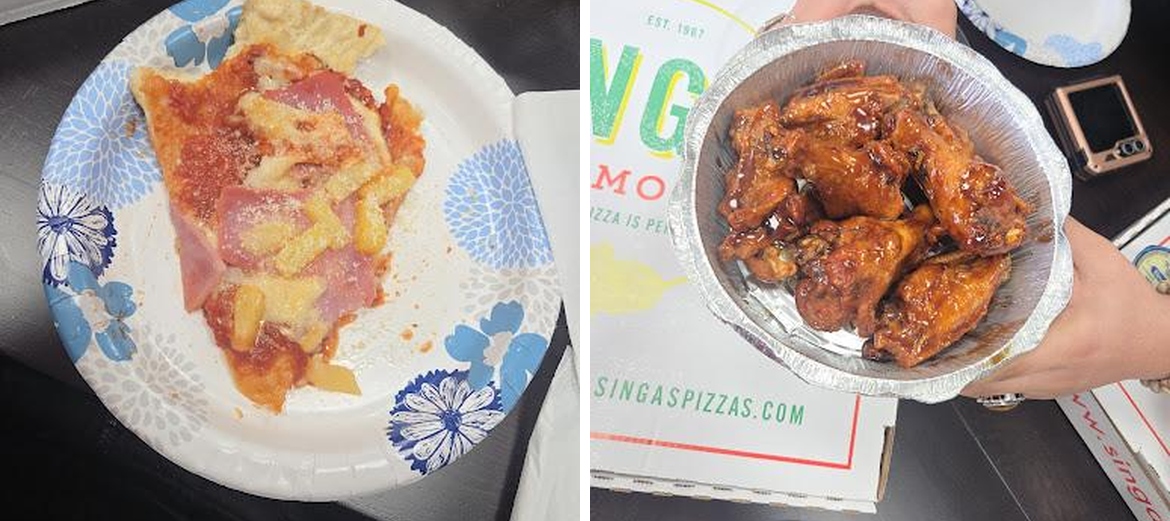 Singas Famous Pizza Menu