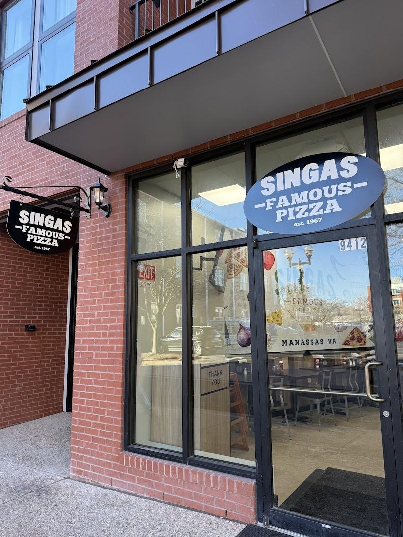 Singas Famous Pizza Menu